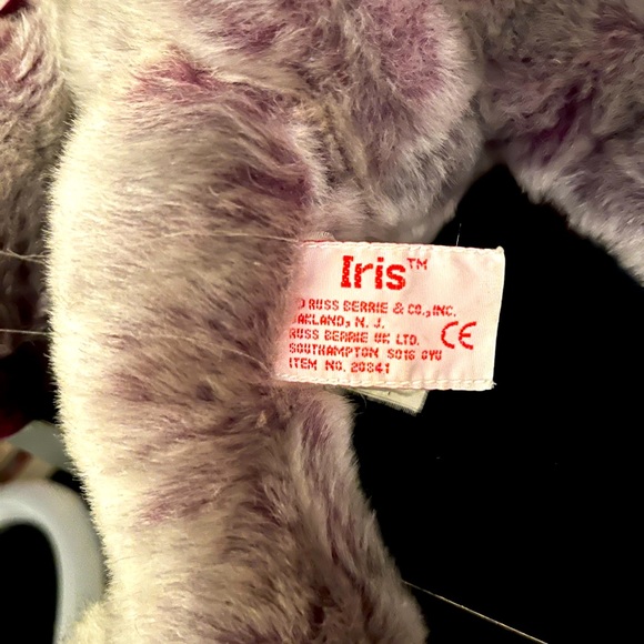 Russ Berrie “Iris” Teddy Bear - Picture 3 of 3